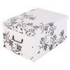 Vintage Flower Design Storage Boxes