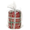 40hr Tartan Glitter Christmas Candle