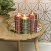 40hr Tartan Glitter Christmas Candle