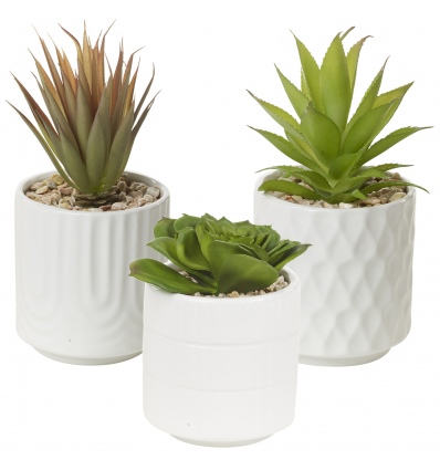 Artificial Plant In Ceramic Pot 10x10x17 cm [546807]