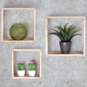 3 Pcs Wooden Cube Display Rack [452105]