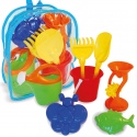 10Pcs Beach Toy Set With Carry Bag 2ASS Octopus or Star [287007]