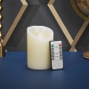 5" Battery Operated Flickering LED Candle with Remote [X000PCXTXV]