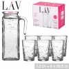 LAV Sedef Glass Pitcher And 6 Glasses Set [121272]
