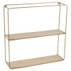 Set Of 4  Metal Wall Shelves [548221]