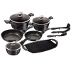 12 + 2 Pcs Cookware Set With Grill