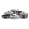 12 Pc Space Saving Cookware Set With Lids