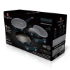 5 Pc Frying Pan Set With Grill And Detachable Handles