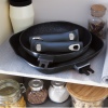 5 Pc Frying Pan Set With Grill And Detachable Handles