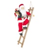 Santa Figurine Standing On Ladder
