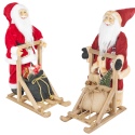 Santa Figurine Standing On Sleigh