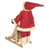 Santa Figurine Standing On Sleigh