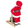 Santa Figurine Standing On Sleigh