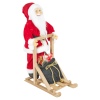 Santa Figurine Standing On Sleigh