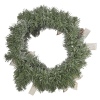 40cm Wreath With Snow And Flowers [018098]