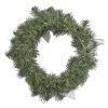 40cm Wreath With Snow And Flowers [018098]