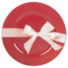 33cm Decorative Red Charger Plates With Bow