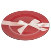 33cm Decorative Red Charger Plates With Bow