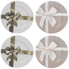 33cm Decorative Charger Plate With Bow