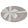 33cm Decorative Charger Plate With Bow