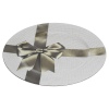 33cm Decorative Charger Plate With Bow