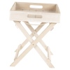 Natural Wood Freestanding Serving Tray [019125]