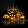 30cm Wooden Light Up Display Decoration (Styles Vary) [010245]