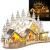 30cm Wooden Light Up Display Decoration (Styles Vary) [010245]