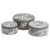 3Pcs Cookie Tin Set Xmas