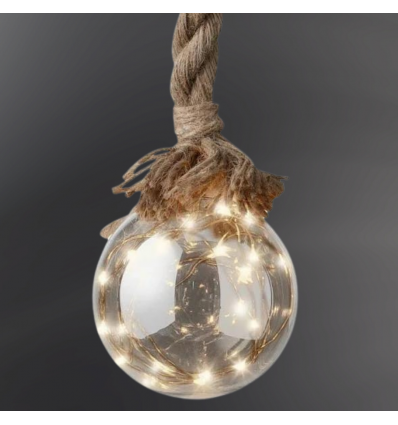 Glass Decorative Light Up Ball