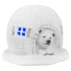 IGLOO WITH BLUE LED 25CM (Styles Vary) [634426]