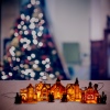 9Pcs Illuminated Christmas Village [783050]