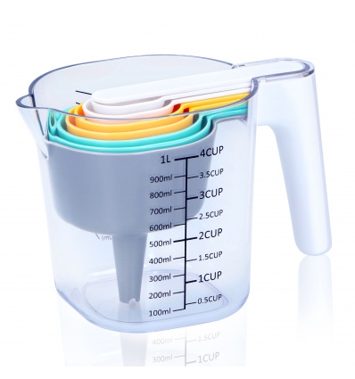 9 Pcs Measuring Jug & Spoons Set [249346]