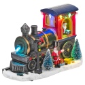 LIGHT UP LED XMAS TRAIN SCENE (Styles Vary) [579707]