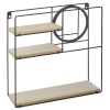 Floating Wall Rack With Mirror [787614]