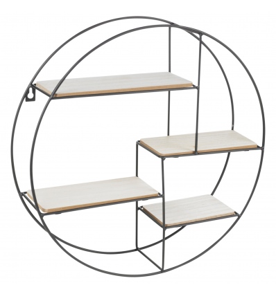 Four Tier Metal Wall Display Rack [478334]