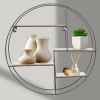 Four Tier Metal Wall Display Rack [478334]