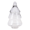 Christmas Tree Shaped Glass Storage Jar 800ml [107863]