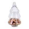 Christmas Tree Shaped Glass Storage Jar 800ml [107863]