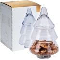 Christmas Tree Shaped Glass Storage Jar 800ml [107863][234283]