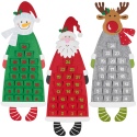 Felt Advent Calendar (Styles/Colours Vary) [114809]