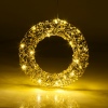 Decorative Wreath With Warm White LED Lights