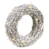 Decorative Wreath With Warm White LED Lights