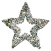 Decorative Rattan Christmas Star with 40 Warm White LED Lights [992001]