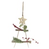 Wooden Acorn & Berry Ladder Tree