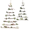 Wooden Acorn & Berry Ladder Tree