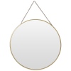 30cm Round Plate Mirror With Chain