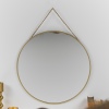 30cm Round Plate Mirror With Chain