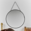 30cm Round Plate Mirror With Chain