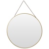 Round Golden Metal Mirror 30cm [533395]